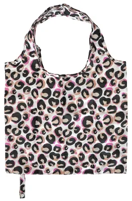 Produktbild von Einkaufstasche "Leo-Print" rosa