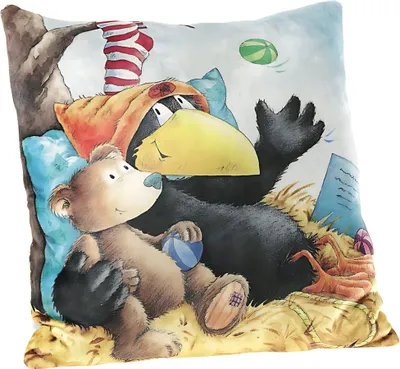 Produktbild von DER KLEINE RABE SOCKE Kissen Größe 30 cm
