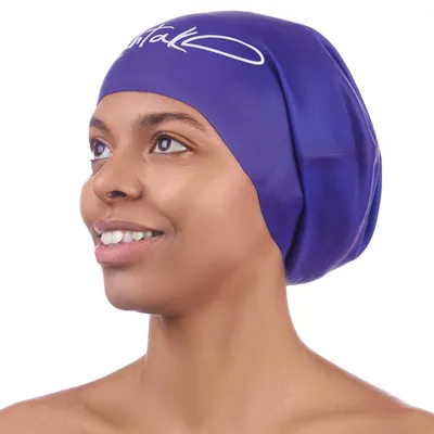 Image de Bonnet de bain pour cheveux longs, extra large (XL), en silicone étanche, idéal pour la natation