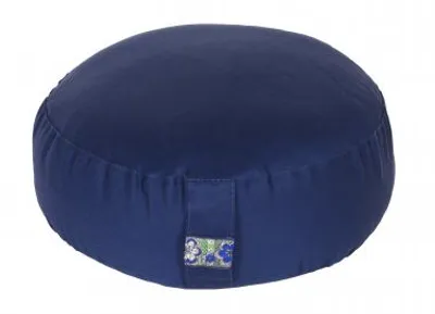 Produktbild von Meditationskissen Glückssitz Basic dunkelblau - Buchweizenschalen