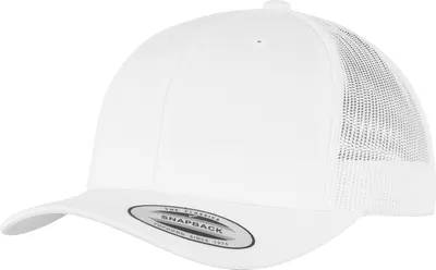 Produktbild von FLEXFIT 6606 | Retro Trucker Cap / Kappe / Mütze / Hut - Farbe: White - Größe: One Size