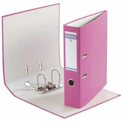 Produktbild von DONAU Klassik Ordner pink Karton 7,5 cm DIN A4