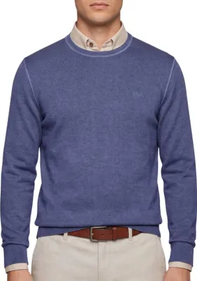 Produktbild von Boss Orange Anion Pullover blau Rundhals