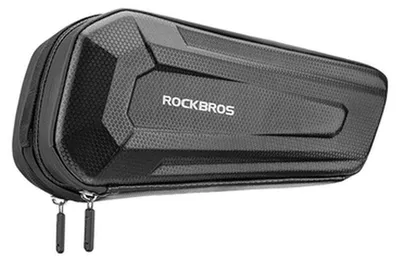 Zdjęcie produktu dla Torba rowerowa Rockbros B66 wodoodporna na ramę - czarna