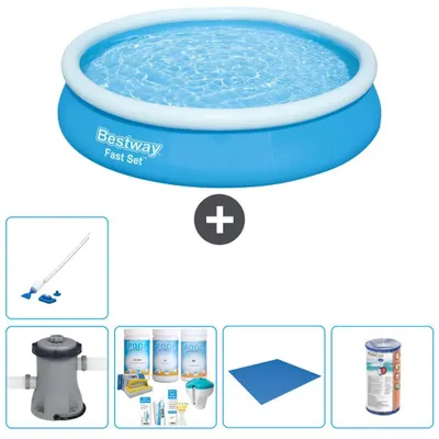 Obrázok produktu pre Bestway Fast Set, kruhový bazén - 366 x 76 cm - 6-dielna sada, model S22023