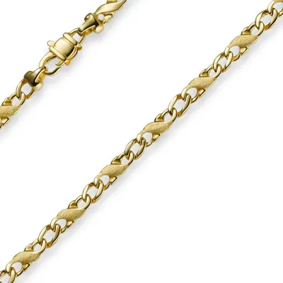Produktbild von 3,5mm Rockwellkette Kette Collier matt 585 Gold Gelbgold 50cm