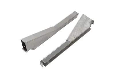 Productafbeelding van Bartscher console voor roestvrijstalen wandplanken | BxT 9x35,5 cm | Een paar