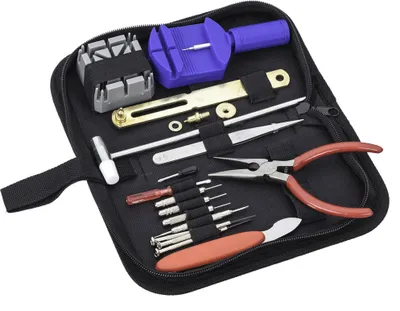 Produktbild von Minott Uhrmacherzubehör 16- teiliges Werkzeugset für Uhren / Armbänder