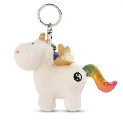 Produktbild von Nici Unicorn Rainbow Yang Bb 10 Cm Schlüsselanhänger Golden Golden One Size