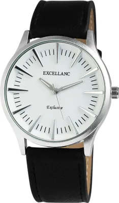 Produktbild von Excellanc Herrenuhr mit Kunstlederionsarmband