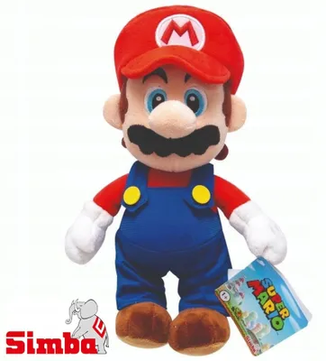 Produktbild von Simba Super Mario Plüschfigur 30 cm Kuscheltier für Kinder