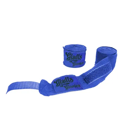 Produktbild von Gladts Boxbandagen – 460 cm – Erhältlich in Schwarz, Blau, Rot, Rosa, Weiß & Grün – Elastische Handbandagen für Boxen, Kickboxen, Muay Thai & MMA