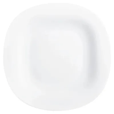 Image de 6 assiettes blanches 21 x 19,6 cm Carine - Luminarc