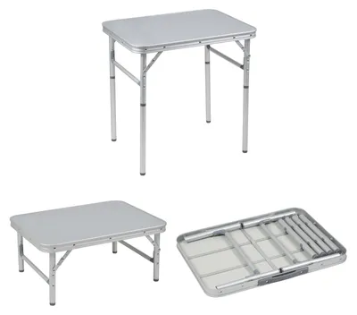 Produktbild von Alu Mini Campingtisch Premium - Klapptisch Koffertisch Falttisch 2 Höhen