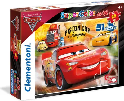 Produktbild von Supercolor Puzzle - Disney Cars, 60 Teile