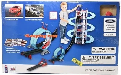 Produktbild von Theo Klein 3310 Ford Parkhaus mit 6 Ebenen und Looping Rennstrecke