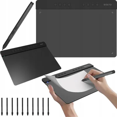 Zdjęcie produktu dla PROFESJONALNY Tablet graficzny z piórem 13684 BOSTO T640K