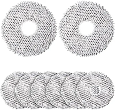 Produktbild von PromoHome® 8 Stück Mikrofaser-Wischpads für Robotersauger – Waschbare Nasswischtücher für effiziente Bodenreinigung – Universell für