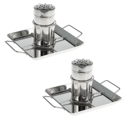 Productafbeelding van Bremermann Kipbraadpan 2-delige set / Aromacontainer, roestvrij staal