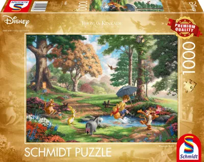 Produktbild von Puzzle 1000T Tom Kinkade Winnie The Pooh