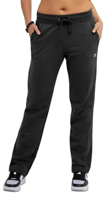 Productafbeelding van Champion fleecebroek met open voet, trainingsbroek, zwart, maat XS