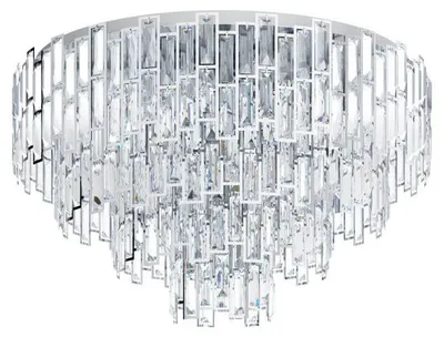Productafbeelding van Ø 78cm plafond kroonluchter Calmeilles 1 chroom