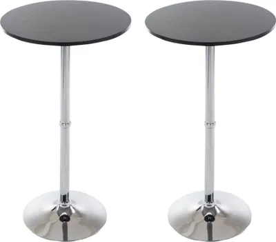 Zdjęcie produktu dla zestaw 2 wysokich stolików okrągłych Ø 60 cm