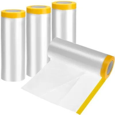 Productafbeelding van Cosensi- Afplakfolie 2.4 m x 20 m - Noppenfolie - Beschermfolie - Afdekfolie - Zelfklevend - Scheurbestendig