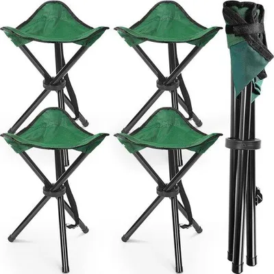 Produktbild von Famanu Campingstühle 4 Stück - Leichtgewicht Faltbare Stühle für Outdoor-Aktivitäten