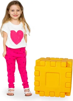 Image de grands blocs éducatifs King - jaune