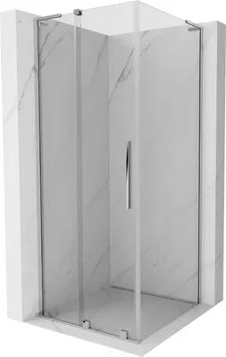 Immagine prodotto di Mexen Velar L cabina doccia scorrevole 100 x 100 cm, trasparente, cromo - 871-100-100-03-01