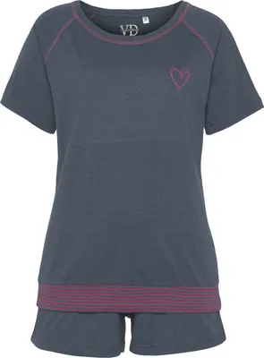 Produktbild von Vivance Dreams Shorty 2 -teilig jeansblau-meliert Größe 36/38