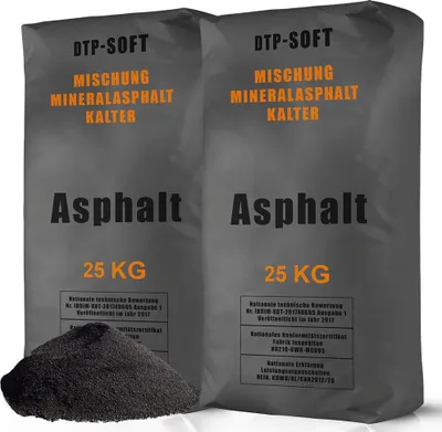 Produktbild von 50 kg Asfaltová směs za studena 0-8 mm Opravný asfalt Asfaltová směs za studena 50 kg