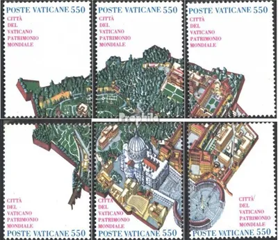 Produktbild von Briefmarken Vatikanstadt 1986 Mi 883-888 (kompl.Ausg.) postfrisch Kulturgut