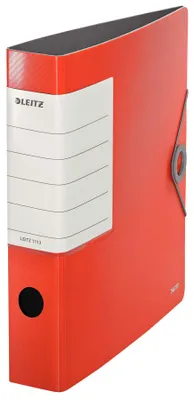 Zdjęcie produktu dla Folder LEITZ Solid, 180 stopni, 62 mm, jasnoczerwony