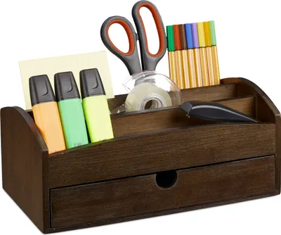 Obrázek produktu pro relaxdays organizér na stůl z bambusu