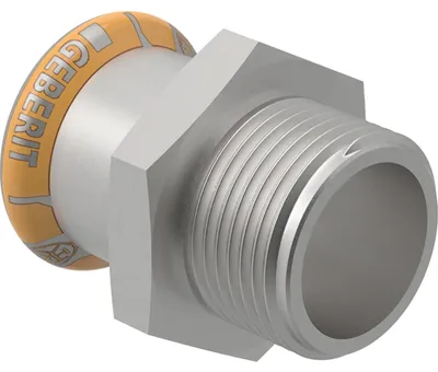 Produktbild von Geberit GE Mapress Thermo Übergang, d15mm x R3/4, NPW, 1 Stk.