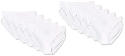 Zdjęcie produktu dla Bielizna damska Essentials wykonana z bawełny i Elasthanu, wysoka talia, model bikini