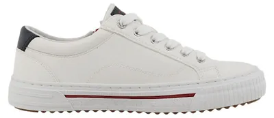 Imagen del producto de Zapatos deportivos Mustang para mujer, con cordones, color blanco, para uso casual