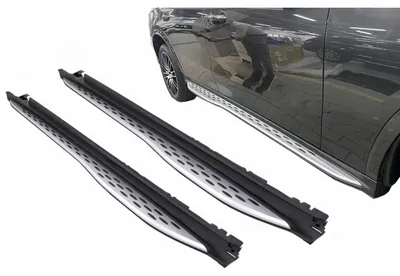 Imagen del producto de Escalones laterales, pasos laterales, barras laterales para Mercedes GLC Clase X254 Coupé C254, modelos a partir de 2022.