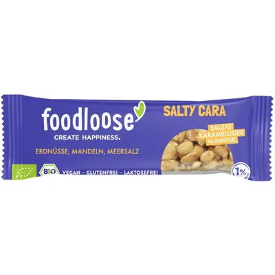 Produktbild von foodloose Salty Cara Nussriegel 35 g