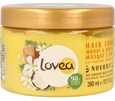 Productafbeelding van Lovea 3-In-1 Hair Mask Monoi & Shea (390 ml)