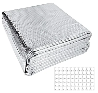 Produktbild von Isolierfolie gealuminiert, 60 x 300 cm, Wärmedämmung, für Dach und Wand