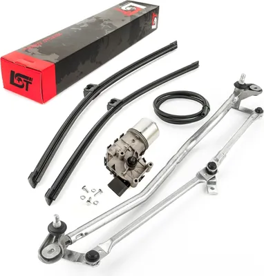 Produktbild von Wischermotor Front Scheibenwischer Gestänge für Audi A4 B6 B7 für Seat Exeo 3R
