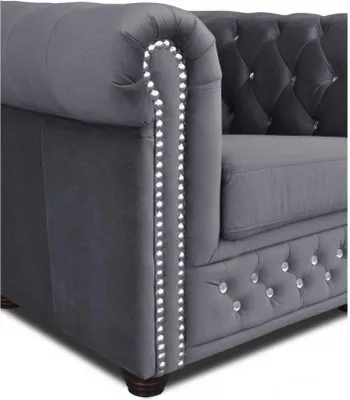 Zdjęcie produktu dla Chesterfield York Blink z funkcją łóżka tekstylna kanapa tapicerka sofy kanapy nowe