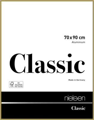 Produktbild von nielsen Aluminium Bilderrahmen Classic, 70x90 cm, Gold