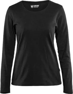 Produktbild von Blakläder Damen Langarm T-Shirt 3301 1032 in div. Farben, Farbe:schwarz, Größe:3XL