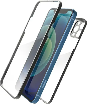 Immagine prodotto di Tiger, pellicola in vetro per Apple iPhone 13 Pro 360°, nero trasparente