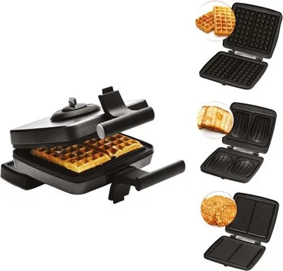 Immagine prodotto di Wafer waffle sandwich 3 piastre 1200w nero Frifri FRI022824512BLP
