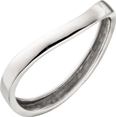 Produktbild von Gr. 58 Damen Ring 375 Gold Weißgold Weißgoldring